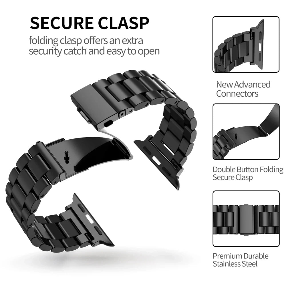 Stainless Steel Strap For Apple Watch Band