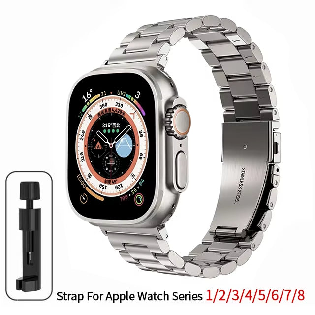 Stainless Steel Strap For Apple Watch Band
