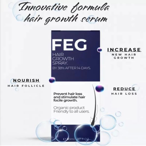 FEG Organic Hair Growth Treatment Oil 🌿✨