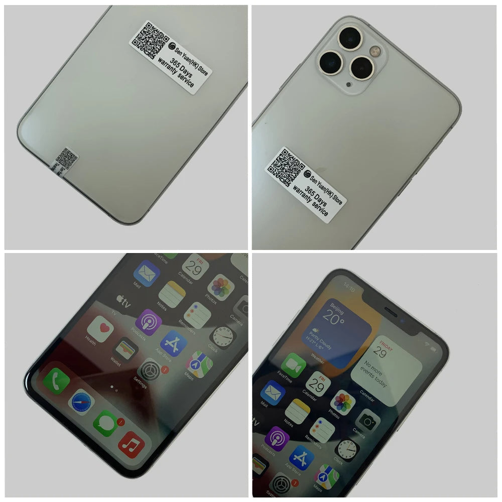 Original iPhone 11 Pro Max 6.5" RAM 4GB ROM 64/256GB A13 IOS Unlocked iphone 11pro max iphone11promax cellphone