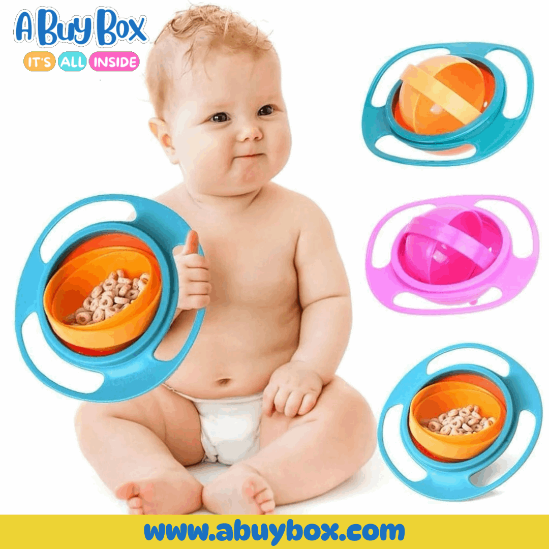 360 Rotate Spill-proof Bowl homsfy