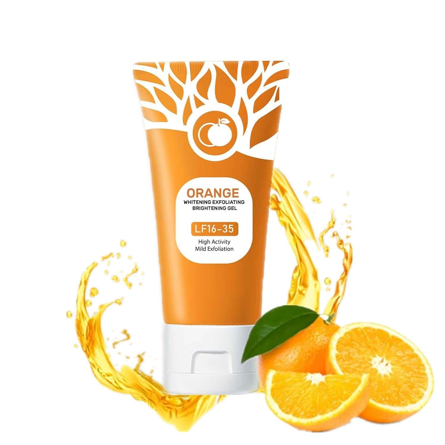 Orange Exfoliating Gel Gentle Deep Cleansing for Face & Body 🍊