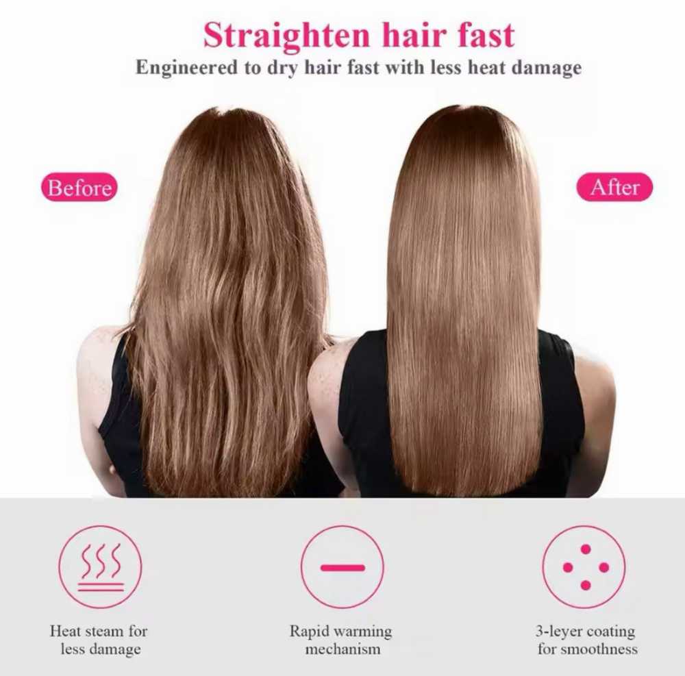 المشط الحراري الأصلي لتجفيف الشعر وتصفيفه بسهولة وسرعة Homsfy