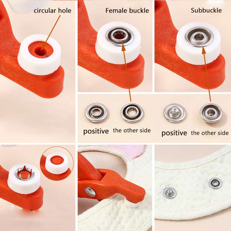 Metal Sewing Buttons Five-claw Buckle homsfy