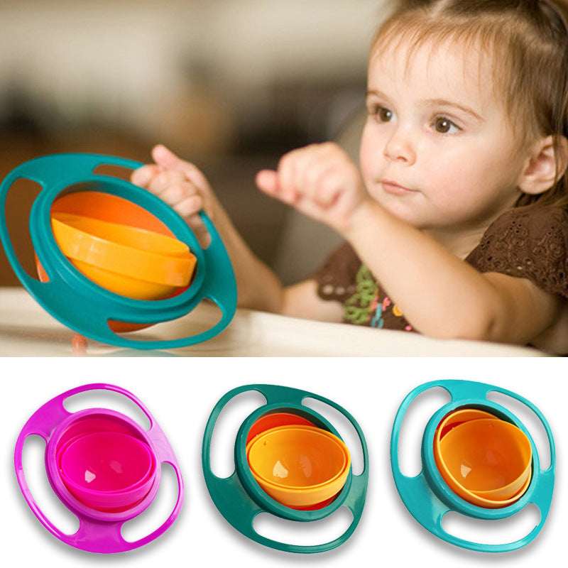 360 Rotate Spill-proof Bowl homsfy