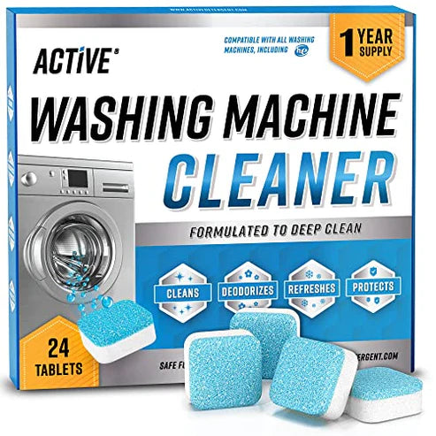 12 Tablets Pack - Washing Machine Cleaning Tablets homsfy